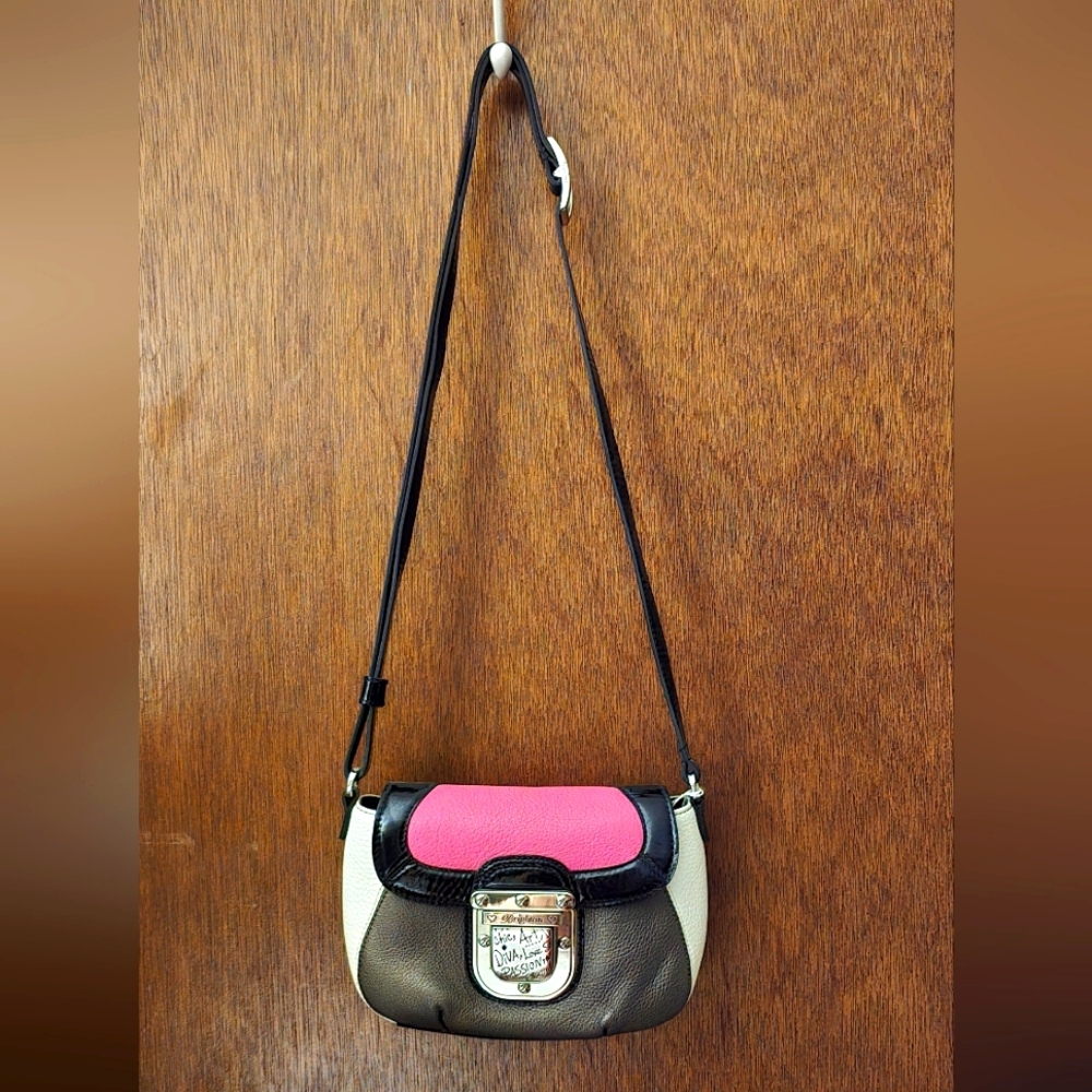 Brighton Color Block Mini Crossbody Purse by Vera Wang with dust bag